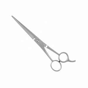 Tijeras de Barbero de Acero Inoxidable Forjado con Logotipo Personalizado Premium, Afiladas, con Reposamanos Extraíble, Ligeras, para Diestros - Product Image 1