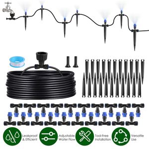 Kit Sistema di Irrigazione a Goccia Regolabile da 22,86m in PVC per Giardino con Ugelli Nebulizzatori - Sistema Completo per Irrigazione Patio - Product Image 5