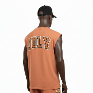 Chaleco Blanco Personalizado para Hombre, Estilo Vintage, Holgado, Transpirable, sin Mangas, con Serigrafía del Fabricante - Product Image 5