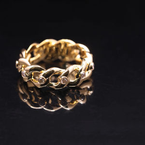 Anillo de Moda Real con Moissanita para Hombre - Product Image 1