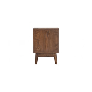 <b>Mid</b>-<b>Century</b> Modern Open Wood Side <b>Table</b> and Tapered Solid Wood Legs for Home Furniture - Product Image 2