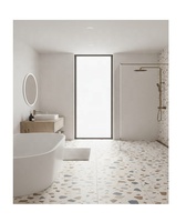 Azulejos de Porcelana Flexibles Tipo Terrazo, Venta al por Mayor a Bajo Precio, 600x600mm, Acabado Mate, Vitrificados, Diseño Costero, Resistentes al Calor, de Fábrica en Gujarat