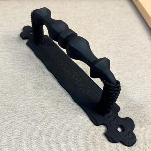 Poignée de porte rustique en fer noir fini pour portes et fenêtres, usage domestique, hôtelier, villas, poignée de tirage pour portail - Product Image 5