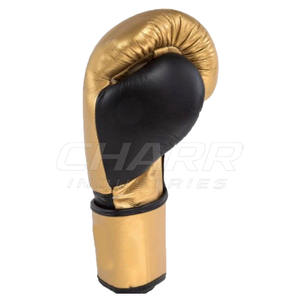 Gants de boxe en cuir de haute qualité avec fermeture auto-agrippante antidérapante pour l'entraînement et les séances de sport - Product Image 2