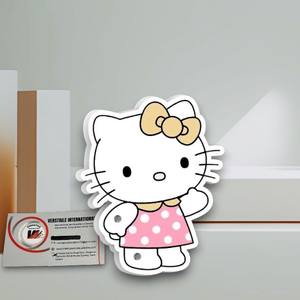 Azulejos Magnéticos Personalizados de Hello Kitty para Extensiones de Pestañas, Herramientas de Belleza para Artistas, Azulejos Acrílicos para Pestañas, Ecológicos, con Forma de Mariposa, Diamante y Corazón - Product Image 1