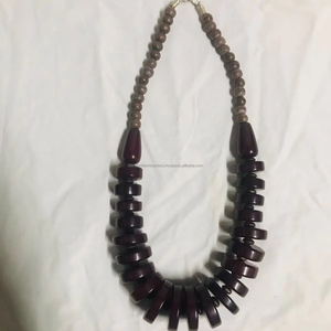 Conjunto de joyería de resina epoxi de suministro de fábrica, collares de moda, pendientes para bodas, fiestas, estilo budista, precio de exportación competitivo - Product Image 1