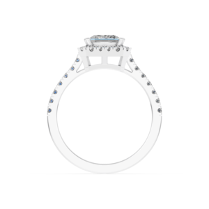 Anillo de Plata 925 con Diamante de Laboratorio para Mujer, Certificado IGI, RJC, ODM, OEM, Fabricante de Joyería Fina Ética, Venta al Por Mayor E200909 - Product Image 4