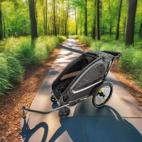 Remorques pour enfants pour des aventures en plein air actives