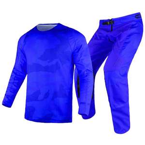 Ensemble de motocross à sublimation imprimée, personnalisé, de haute qualité, coupe-vent, respirant, séchage rapide, 100% polyester, combinaison de course - Product Image 3