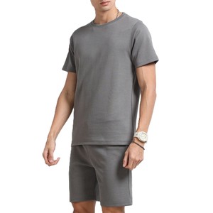 Nouvel ensemble de t-shirts et shorts d'été pour hommes, style tendance, grande taille, respirant, séchage rapide, vêtements de sport, ensemble de shorts personnalisé - Product Image 6