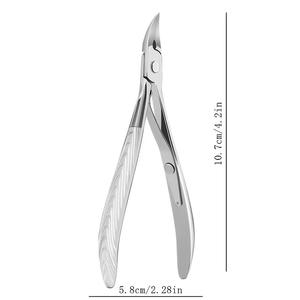 Coupe-ongles Morje en acier inoxydable chirurgical, lame courbée, ouverture de mâchoire de 12,5 mm, pointe acérée pour la coupe des cuticules des doigts - Product Image 4