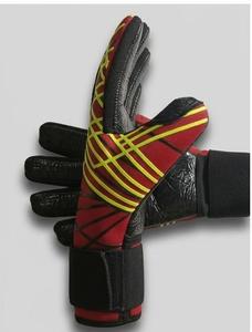 Guantes de Portero de Fútbol Personalizados SUBHAY, Rojos y Amarillos, de Látex, con Dedos Completos, Antideslizantes, con Correa de Muñeca Ajustable, Unisex, Deportivos - Product Image 3