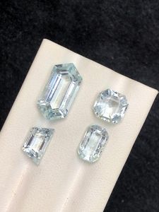 Piedra Preciosa de Aguamarina Natural, Genuina, Azul Verde, Piedra Suelta de Alta Calidad, Grado Joyería, para Fabricación de Anillos, Suministro al por Mayor - Product Image 4