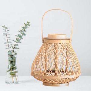 Candelabro de bambú de alta calidad para decoración del hogar, soporte de vela de mimbre hecho en Vietnam - Product Image 3