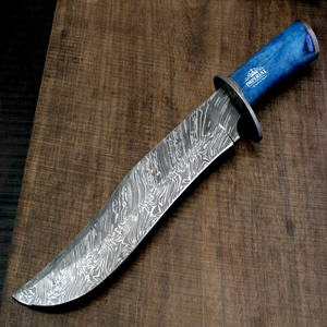 Couteau de chasse artisanal à lame fixe pour l'extérieur, outil de survie en camping, construction en acier durable, conception personnalisée, OEM ODM, vente en gros - Product Image 1
