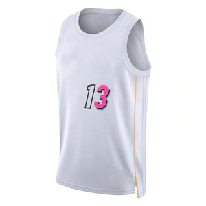 Camiseta de baloncesto para hombre de primera calidad, 100% poliéster, nombre y número del equipo, fabricante, personalizada, reversible, duradera. - Product Image 1