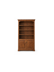 Librería Tradicional de Madera con Cuatro Estantes, Mueble de Oficina para el Hogar, Diseño Antiguo, Duradero - Product Image 1