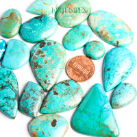 Grande taille bleu Nevada Turquoise authentique pierres précieuses semi-précieuses tendance Arizona naturel pour la fabrication de bijoux à bricoler soi-même et la décoration intérieure