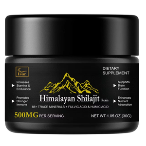 Résine de Shilajit de l'Himalaya 100% Originale (Qualité Or) à Marque Blanche OEM avec 82% d'Acide Fulvique et Oligo-éléments pour l'Énergie et la Vigueur - Product Image 1