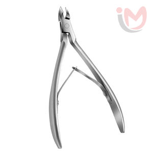 Ciseaux à cuticules incurvés en acier inoxydable de haute qualité, coupe-ongles à mâchoires larges et tranchantes pour les doigts, vente en gros - Product Image 1