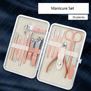 New Arrival Professional Stainless Steel <b>Manicure</b> Pedicure <b>Kit</b> Nail Clipper Set Beauty Grooming Tools OEM Private Label - Product Image 5