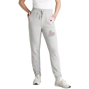 Pantalones de chándal de alta calidad para mujer, pantalones de chándal de pierna ancha holgados para mujer con estilo frontal plano, pantalones holgados de felpa francesa para mujer - Product Image 1