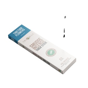 Varillas de incienso de manchas de flores tibetanas de 6 pulgadas, hierbas aromáticas y soportes de incienso botánicos sin bambú para difusor de aromaterapia - Product Image 3