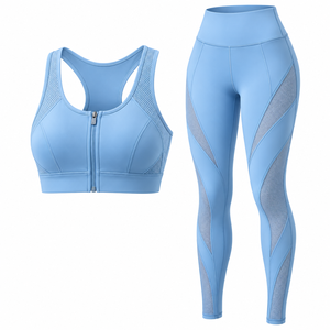 Conjunto de Yoga Personalizado para Mujer, de Buena Calidad y Precio Económico, para Venta en Línea, con el Mejor Diseño, Transpirable y con MOQ Bajo - Product Image 5