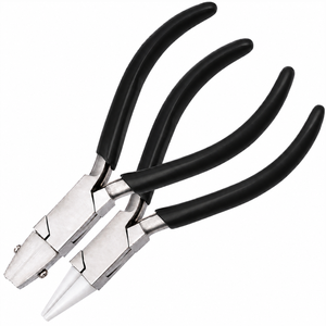 Soft Jaw Nylon <b>Pliers</b> <b>Set</b> Flat Nose Jewelry Tools Non Scratch Wire Forming DIY Craft Professional Repair Kit - Product Image 2