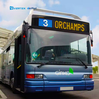 Pantalla LED para Exteriores con Sistema GPS 4G SDKP5P10 Personalizado para Autobuses, Pantalla LED de Destino
