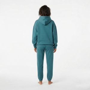 Conjunto Deportivo Personalizado para Mujer, Sudadera con Capucha de Algodón Grueso, Pantalones Deportivos, Impresión Personalizada, Ropa Urbana, Proveedor Mayorista OEM ODM - Product Image 2