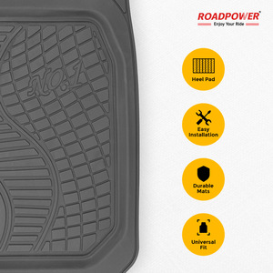 Roadpower (RP-RBR-1515) Alfombrillas Universales para Auto de Caucho Resistente para Todo Clima, con Patrón de Banda de Rodadura Profunda y Fáciles de Limpiar - Product Image 5