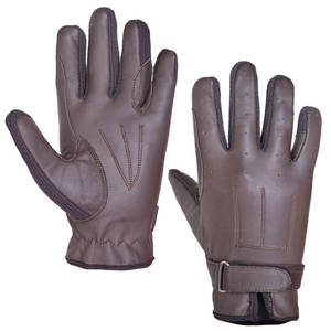 Gants d'équitation en cuir de haute qualité pour l'hiver, personnalisables en gros, avec poignées antidérapantes - Product Image 3