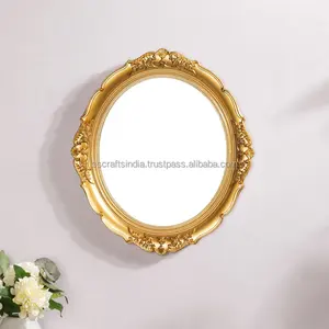 Luxury Wedding Decorative Wall Mirror for Living Room Modern Design with Golden <b>Metal</b> <b>Frame</b> Handmade Lightweight Wall Mirror - Product Image 6