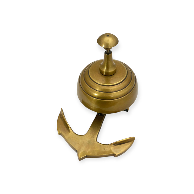 Premium Desk Bell Stylish Metal Service Bell Office Decor Desktop Accessory for Reception Counter Hotel Restaurant Home Office
