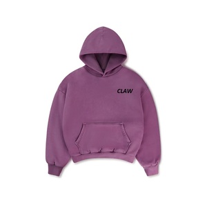 Sweat-shirt à capuche zippé pour homme noir et blanc avec blocs de couleur, manches raglan et imprimé lettres - Product Image 5