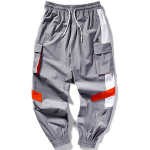 Pantalon de sport décontracté taille haute pour homme, grande taille, imprimé personnalisé, couleur unie, style streetwear, vente en gros - Product Image 1