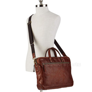 Reasonable Price Custom Made Large Lightweight Eco-Friendly Durable Genuine <b>Leather</b> <b>Laptop</b> <b>Bag</b> New Stock Outdoor Use Windproof - Product Image 5