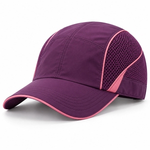 Gorras de running de alta calidad con tela que absorbe la humedad, paneles transpirables y bordado personalizado para clubes y atletas. - Product Image 1