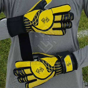 Gants de gardien de but de haute qualité en latex, entraînement haute intensité, haute performance, paume souple, design respirant - Product Image 3