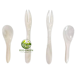 OEM Natural Mother of Pearl Spoon Handmade Shell Spoon for Bird Nest <b>Honey</b> Caviar Jam Cosmetic Sampling Hotel Restaurant Gift - Product Image 2