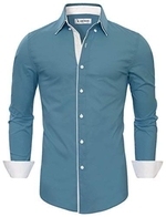 Men's Casual Dress <b>Shirt</b> Long Sleeve Cotton Polyester Business Office Work <b>Shirt</b> Wholesale T <b>Shirts</b> - Product Image 2