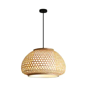Bohemian Style Bamboo Pendant <b>Light</b> Natural Woven Ceiling <b>Light</b> for Interior <b>Decoration</b> Applications - Product Image 2