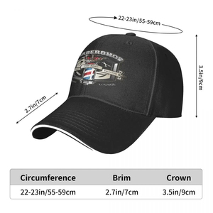 Gorra de Verano Unisex de Diseño Personalizado con Visera Curva, Varios Colores, Marca Famosa, Gorras Promocionales al por Mayor para Barbería - Product Image 4
