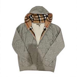 Pull à capuche pour homme de style britannique de haute qualité, fermeture éclair, motif 3D, veste en maille OMMIZ, cardigan automne/hiver prêt-à-porter, nouveauté - Product Image 1