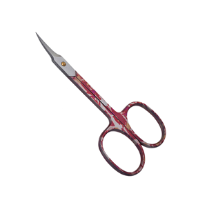 Ciseaux à sourcils en acier inoxydable à pointe inclinée, design simple, confortables, logo personnalisé, professionnels, durables - Product Image 1