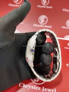 Luxury Customize Iced Out VVS Moissanite Diamond <b>Watch</b> Hip Hop Mechanical <b>Watch</b> With Authentic Certification - Product Image 4