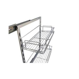 Panier de rangement pour armoire de cuisine, organisateur suspendu sous étagère, panier en fil métallique, économiseur d'espace - Product Image 1