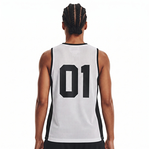 Camisetas de Entrenamiento de Baloncesto de Alto Rendimiento para Mujer, Camiseta de Baloncesto con Cuello en V, Sin Mangas, de Malla Transpirable - Product Image 2