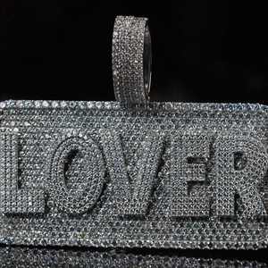 จี้ฮิปฮอปสุดฮิต ดีไซน์หรูหราสั่งทำได้ เงินแท้ 925 ประดับเพชรโมอิสซาไนต์ทรงกลม - Product Image 5